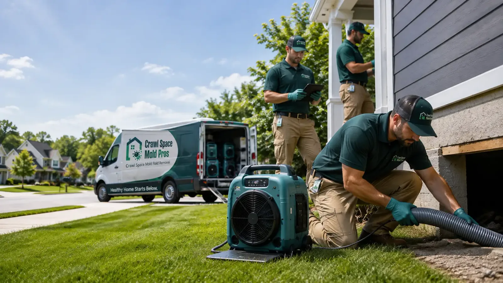 Crawl Space Mold Removal in Joffre, PA